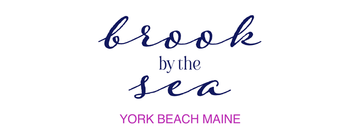 brook by the sea ~ york beach, maine